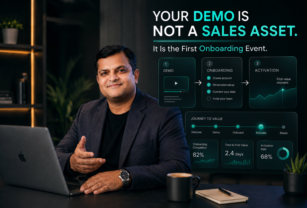 Your Demo Is Not a Sales Asset. It Is the First Onboarding Event.